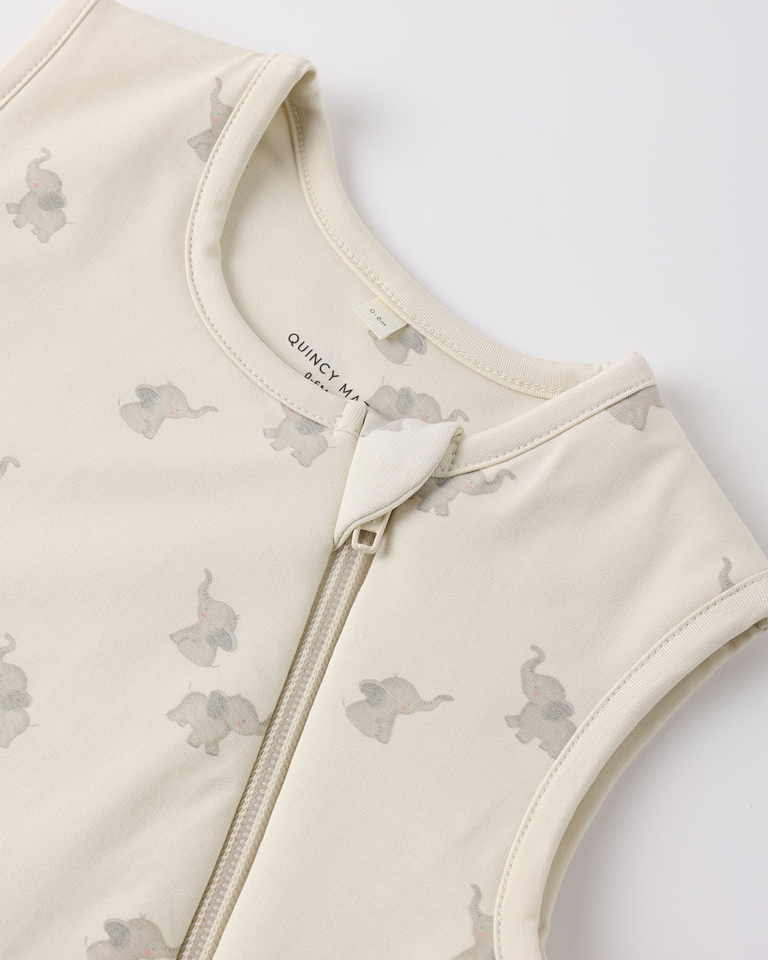 Quincy Mae Bamboo Sleep Bag - Elephants