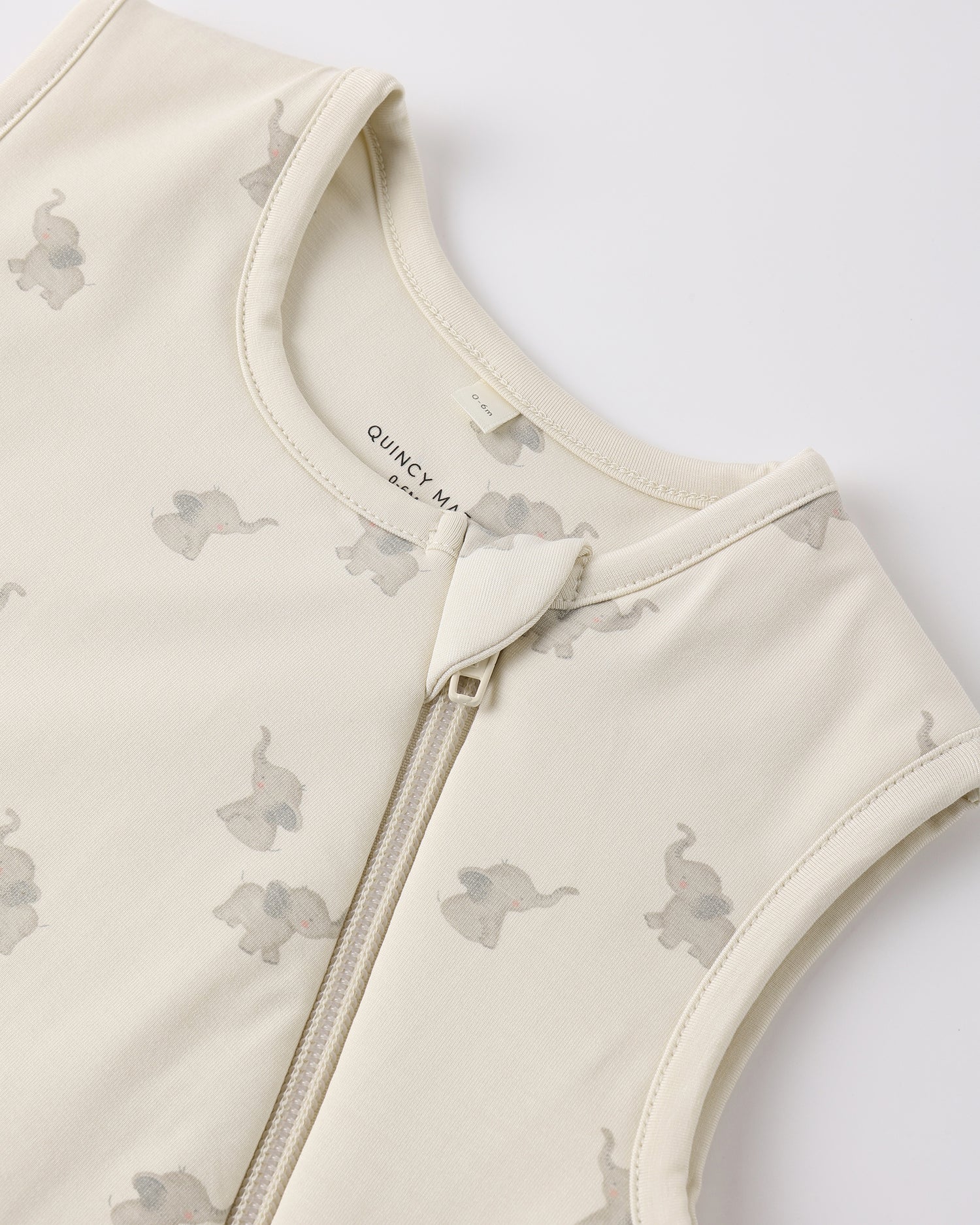 Quincy Mae Bamboo Sleep Bag - Elephants