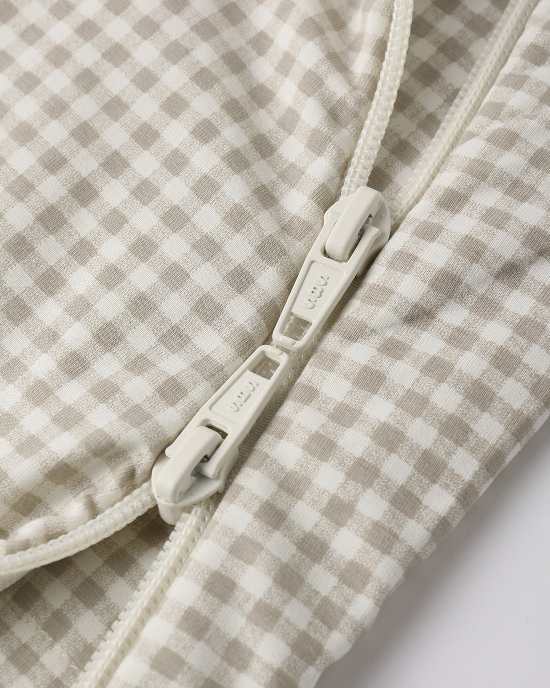 Quincy Mae Bamboo Sleep Bag - Oat Gingham