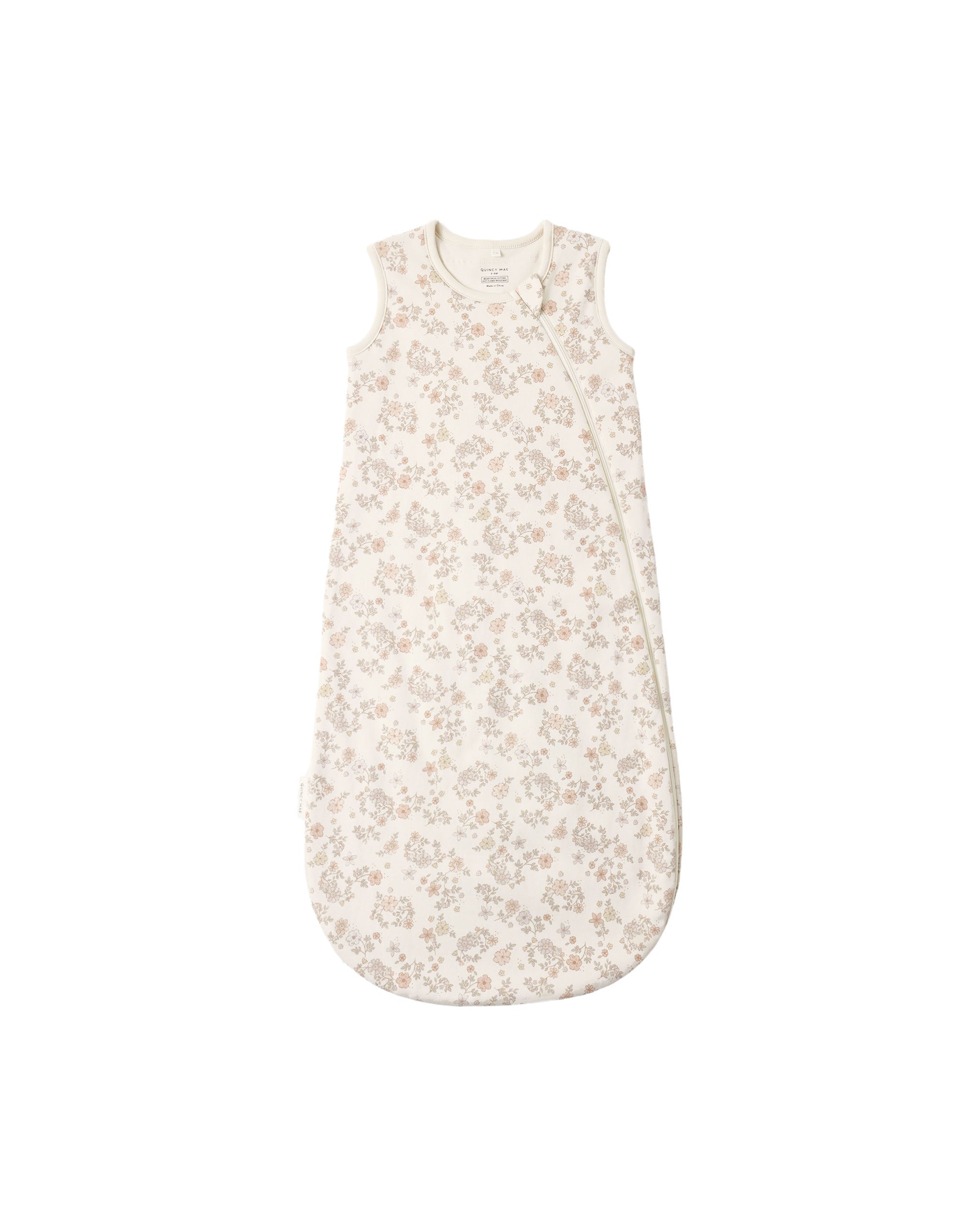 Quincy Mae Jersey Sleep Bag - Floral Vine