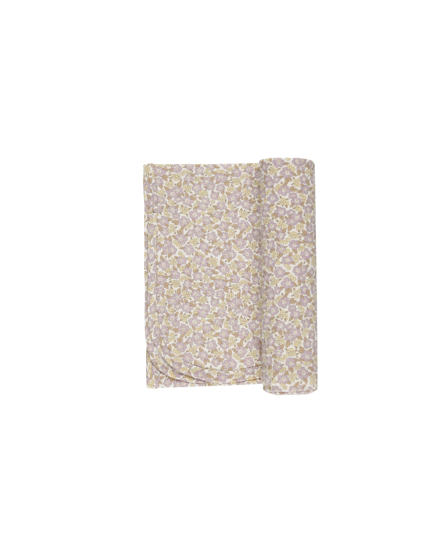 Quincy Mae Bamboo Swaddle - Purple Floral