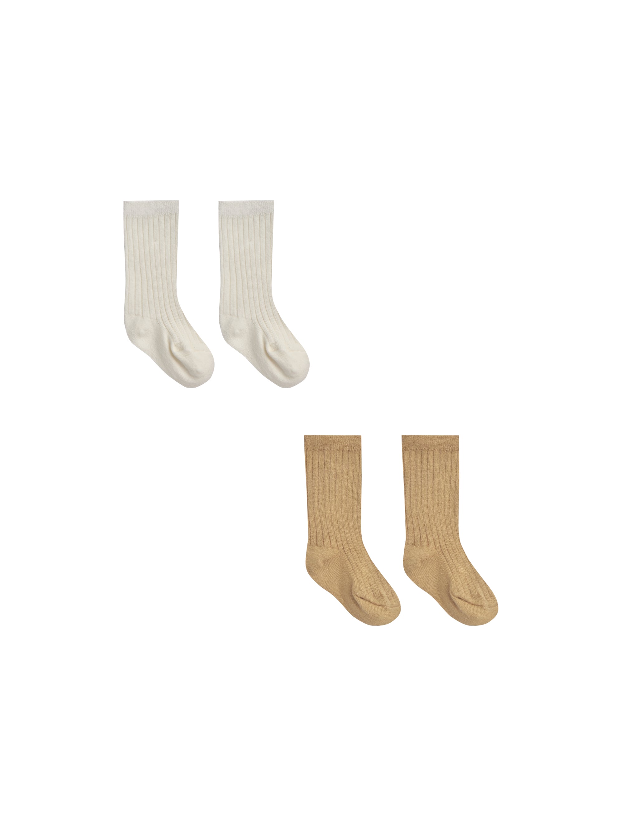 Quincy Mae Socks Set - Ivory, Honey