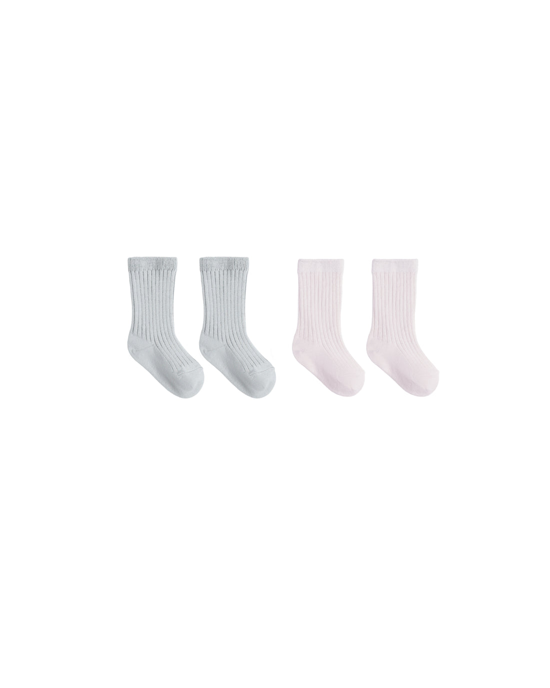 Quincy Mae Socks Set - Ice Blue, Lilac