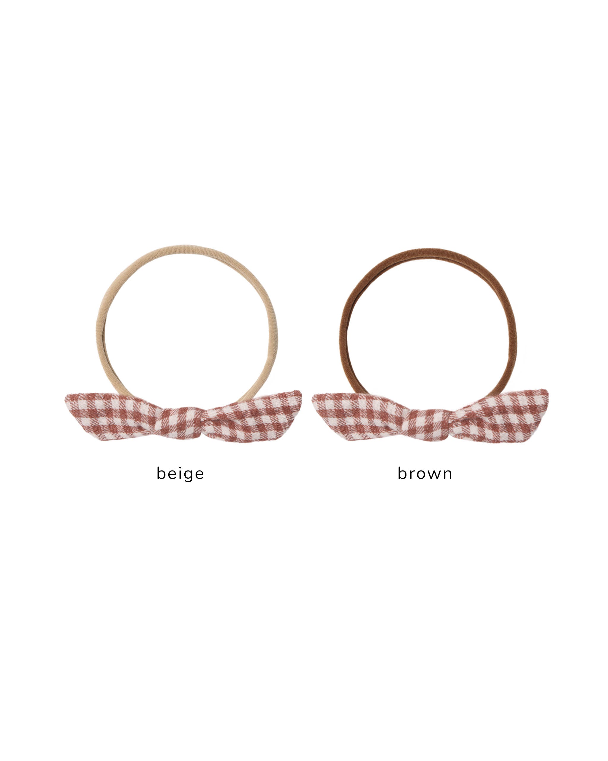 Quincy Mae Little Knot Headband - Gingham