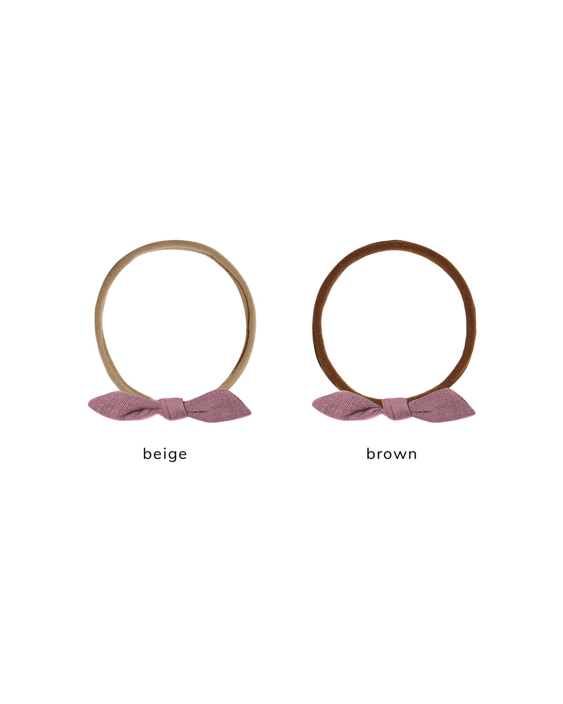 Quincy Mae Little Knot Headband - Mulberry