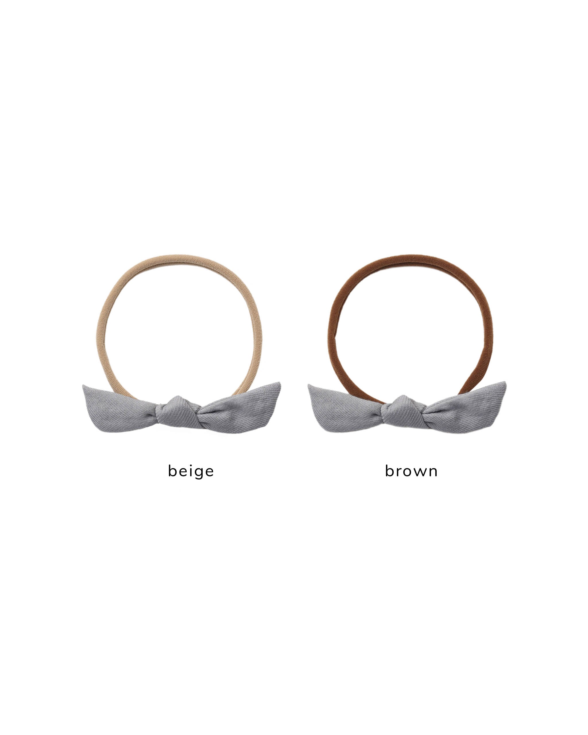 Quincy Mae Little Knot Headband - Slate