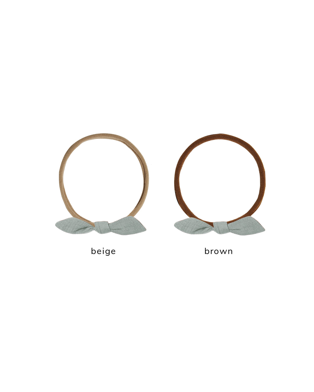 Quincy Mae Little Knot Headband - Steel Blue