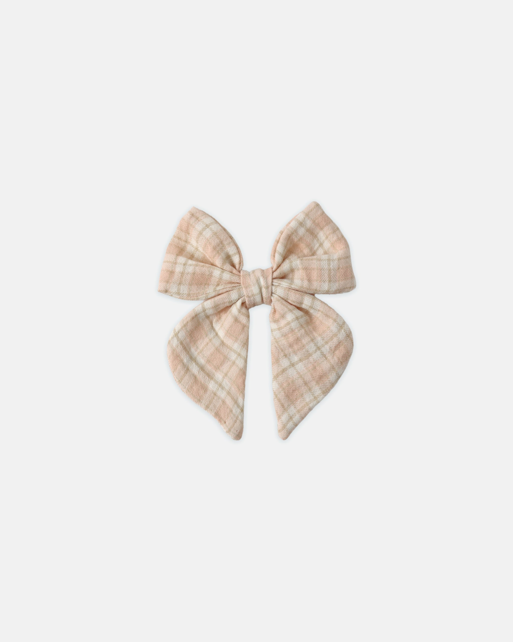 Quincy Mae Bow - Pink Plaid