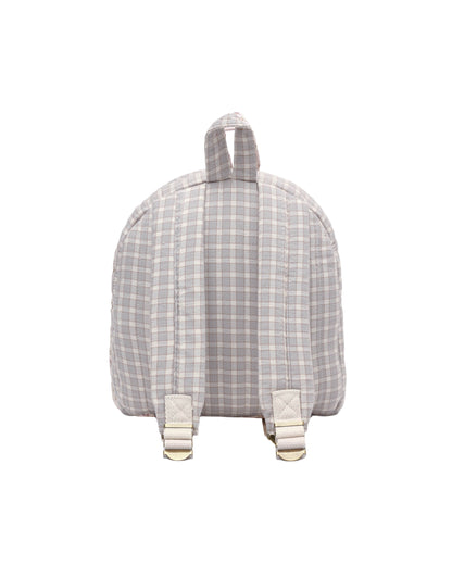 Quincy Mae Mini Backpack - Blue Gingham