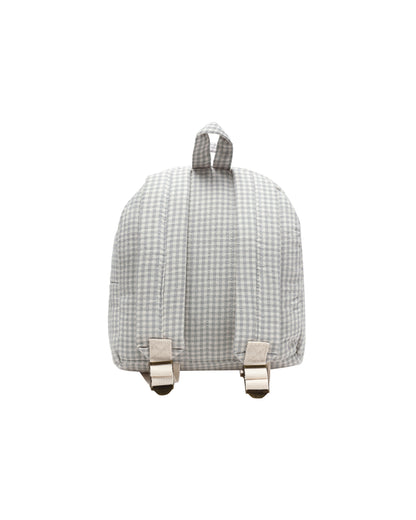 Quincy Mae Mini Backpack - Blue Gingham