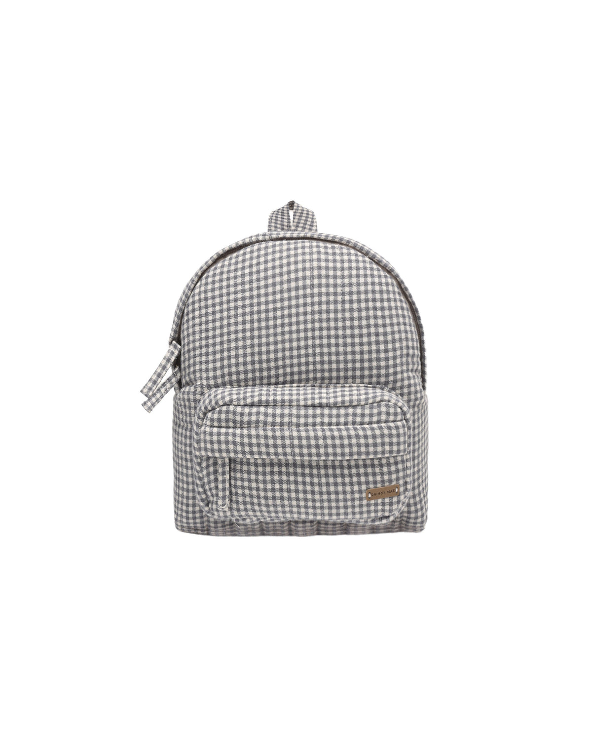 Quincy Mae Mini Backpack - Midnight Gingham