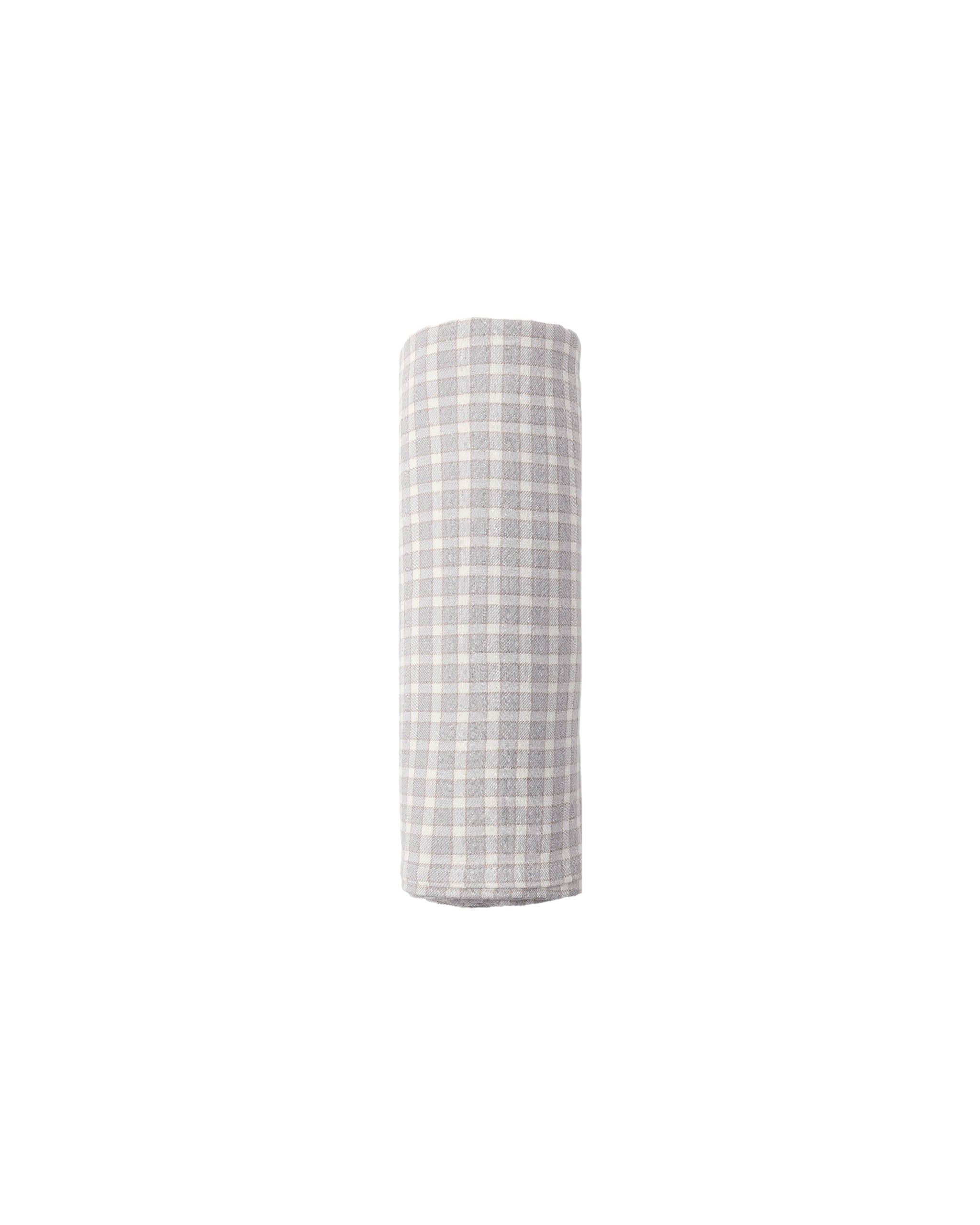 Quincy Mae Woven Swaddle - Blue Gingham