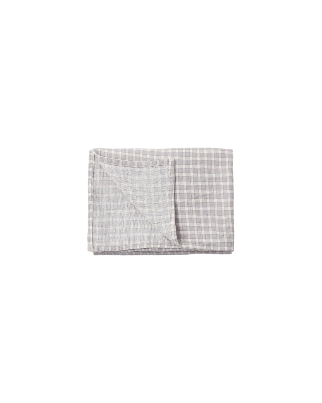 Quincy Mae Woven Swaddle - Blue Gingham