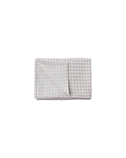Quincy Mae Woven Swaddle - Blue Gingham