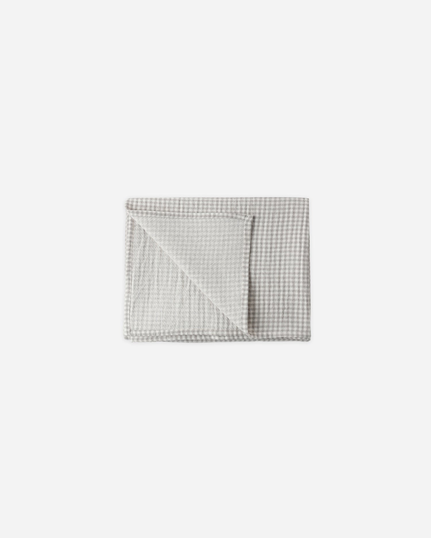 Quincy Mae Woven Swaddle - Sage Gingham