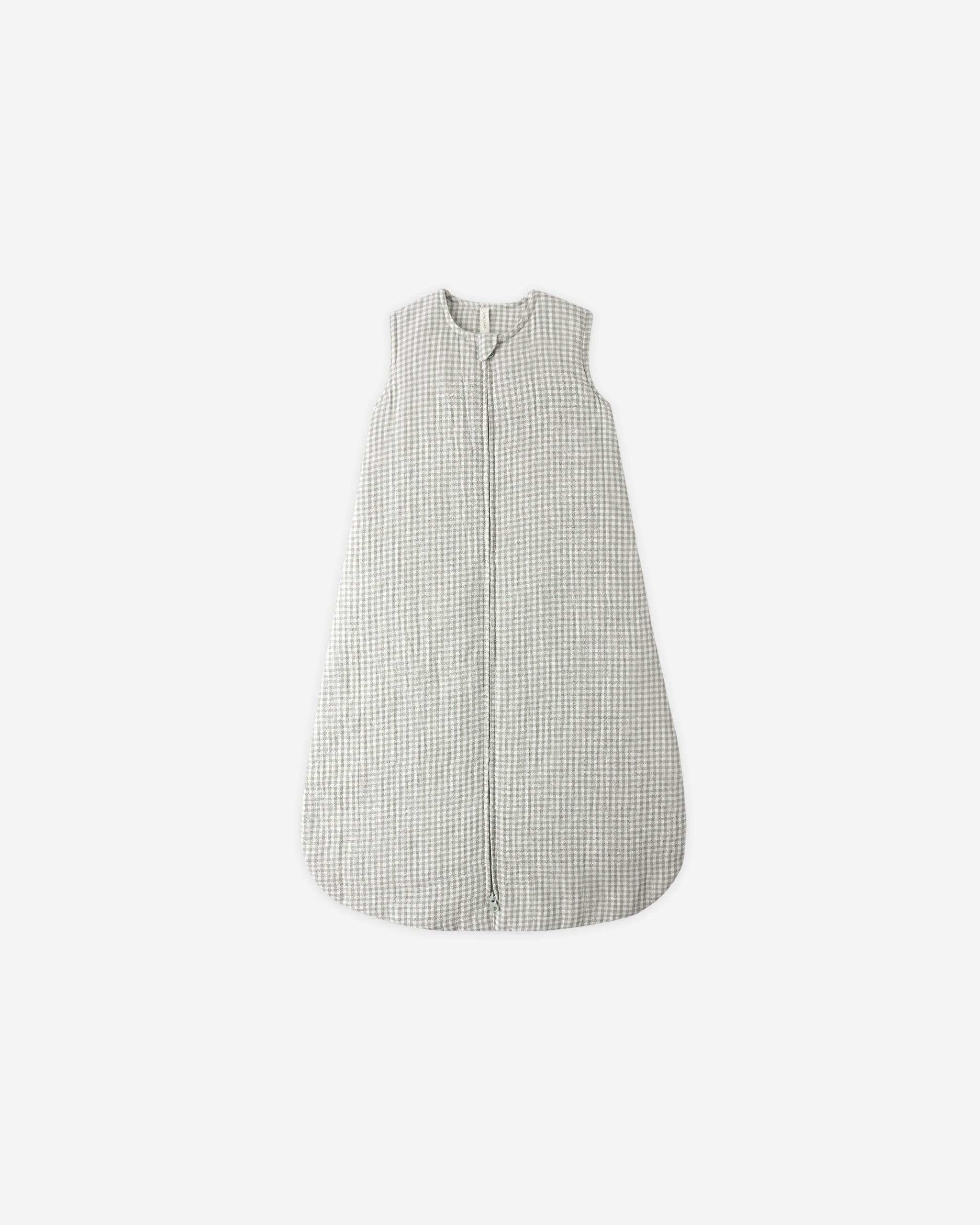 Quincy Mae Sleep Bag - Sage Gingham