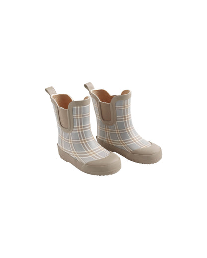 Quincy Mae Rain Boots - Blue Plaid
