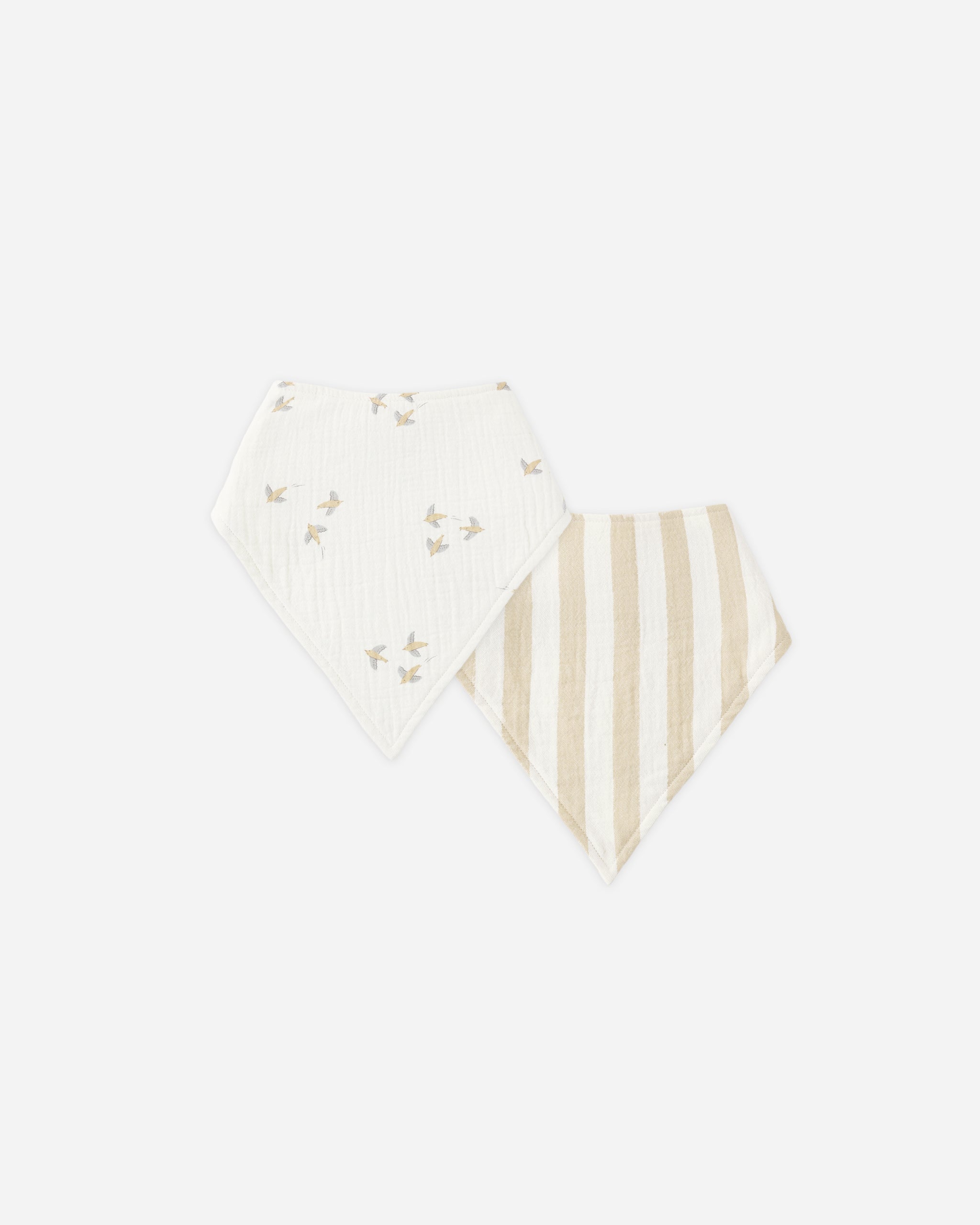 Quincy Mae Bandana Scarf Pack - Summer Stripe, Ivory