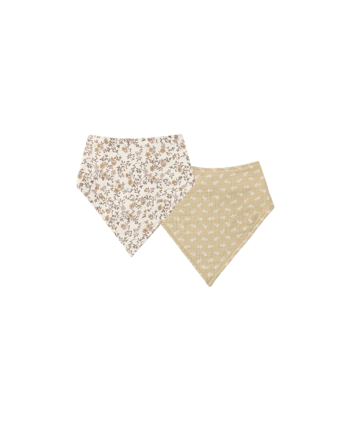 Quincy Mae Bandana Scarf, 2 Pack - Posy, Butterscotch Floral