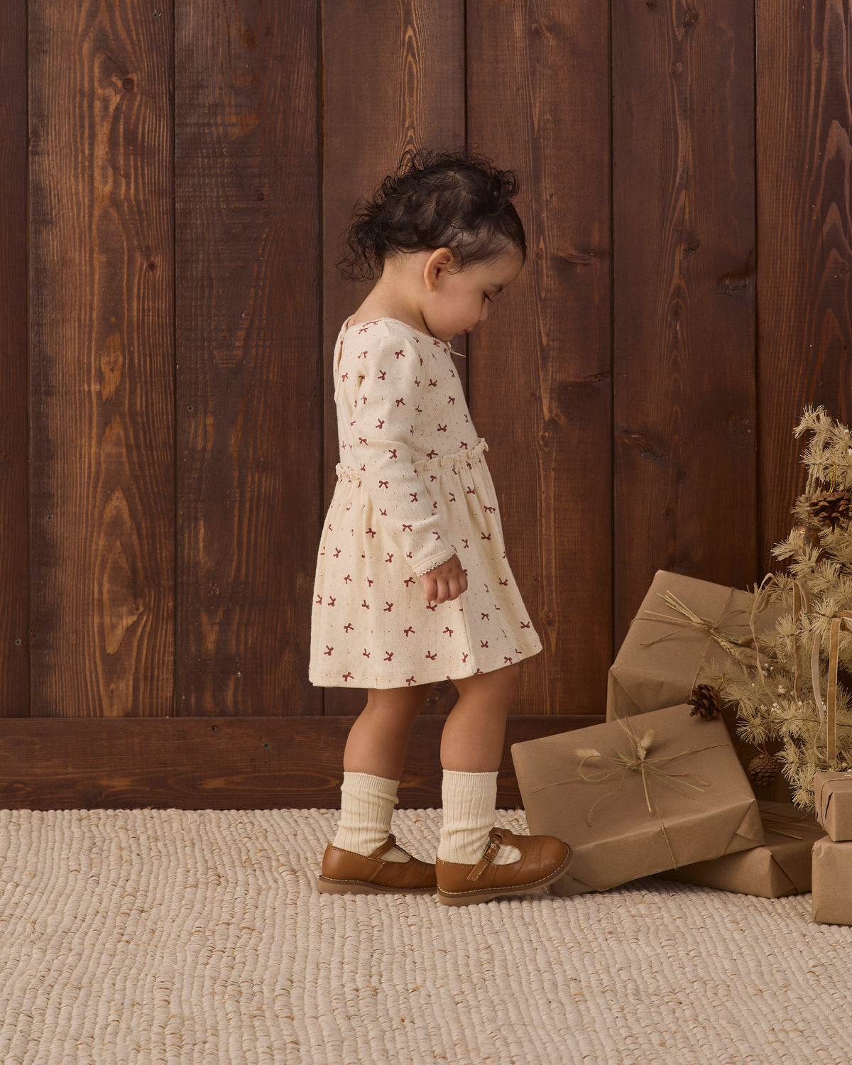 Quincy Mae Alda Dress - Red Bows