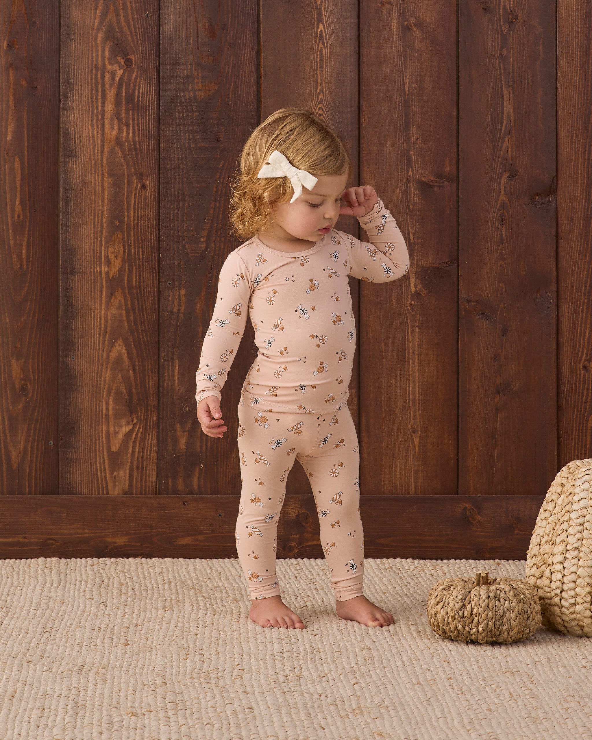 Quincy Mae Bamboo Pajama Set - Candy