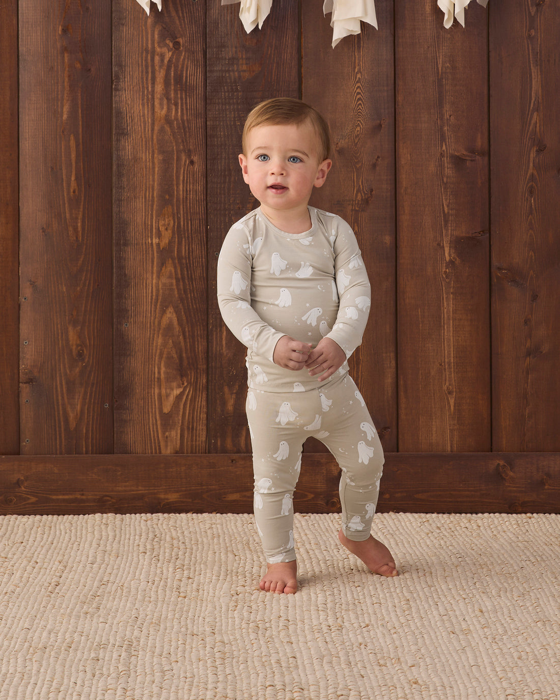Quincy Mae Bamboo Pajama Set - Dancing Ghosts