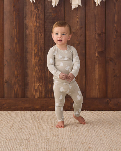 Quincy Mae Bamboo Pajama Set - Dancing Ghosts