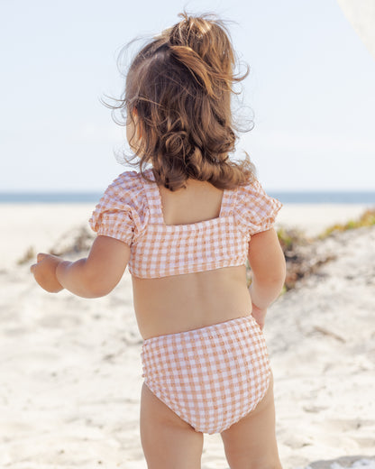 Quincy Mae Zippy Two-Piece - Melon Check