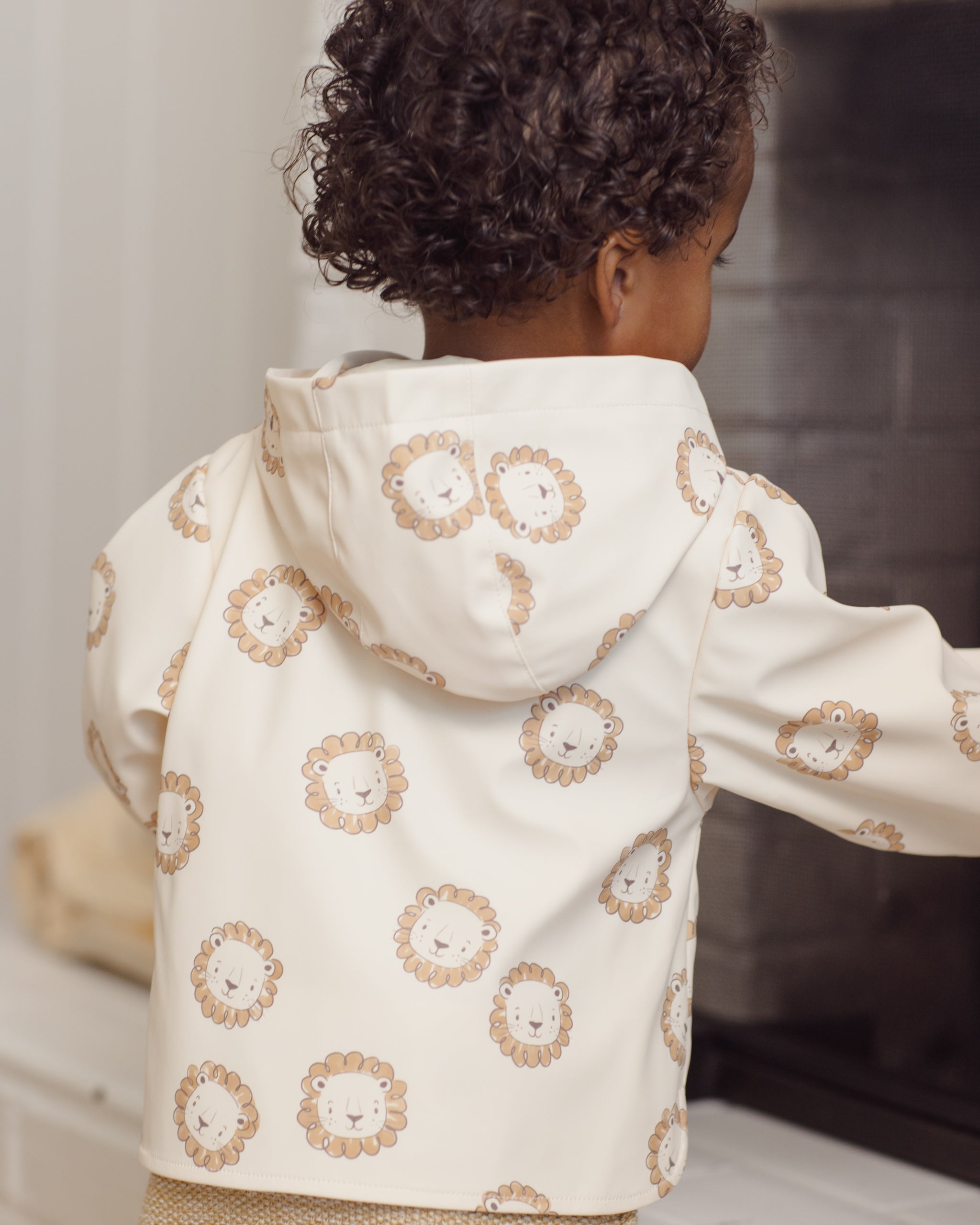 Quincy Mae Rain Coat - Lions