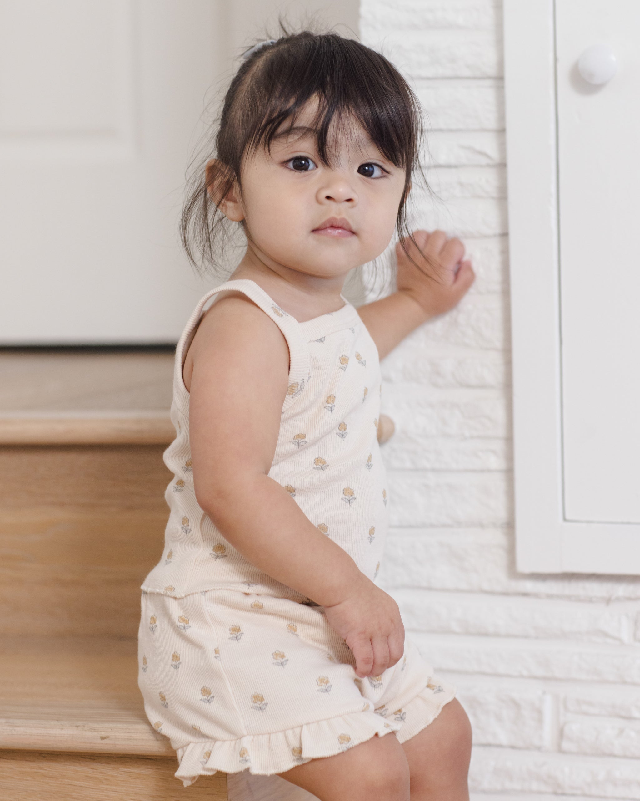 Quincy Mae Evie Tank + Shortie Set - Buttercup