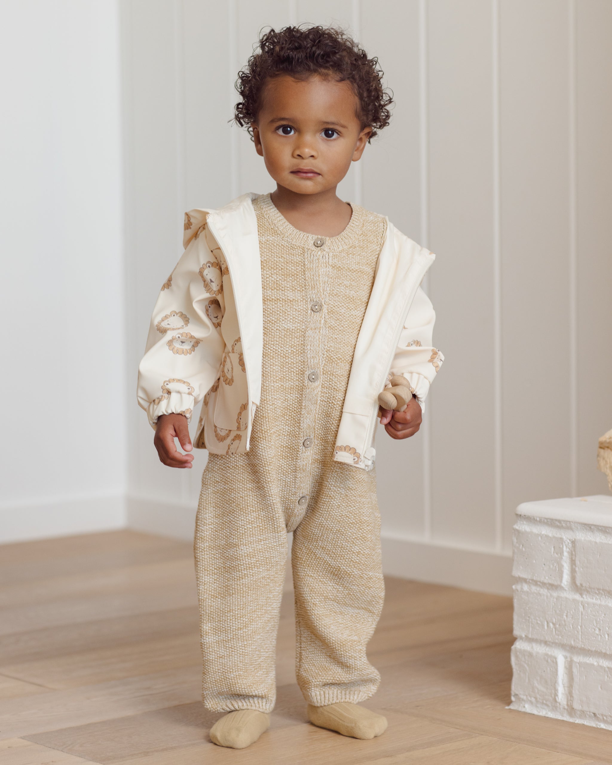 Quincy Mae Rain Coat - Lions
