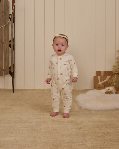 Rylee + Cru Organic Long John Pajamas - Presents
