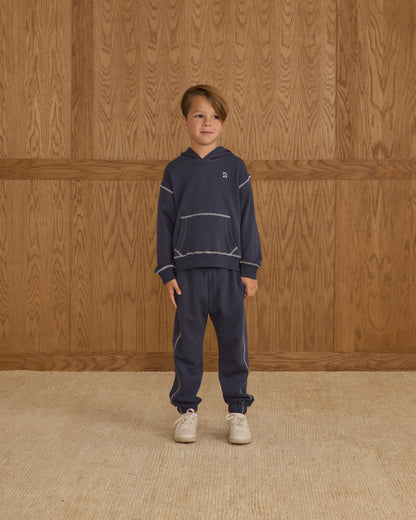 Rylee + Cru PLay X Play Coast Hoodie - Heathered Navy