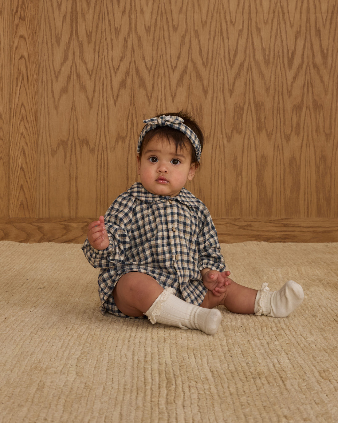 Rylee + Cru Nellie Set - Navy Check