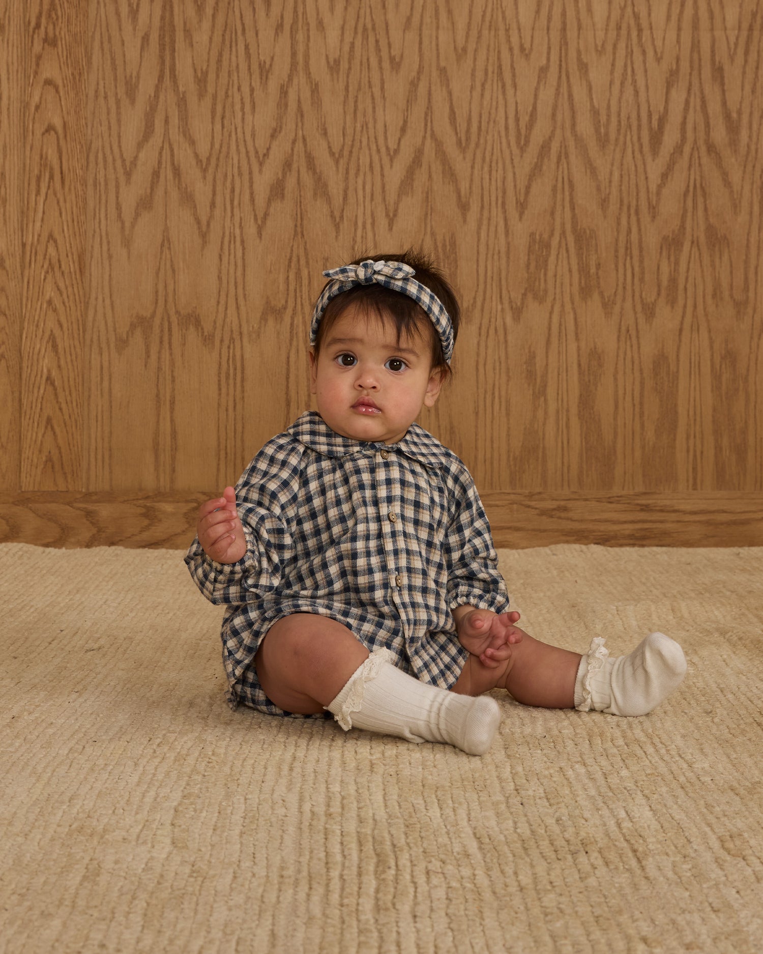 Rylee + Cru Nellie Set - Navy Check
