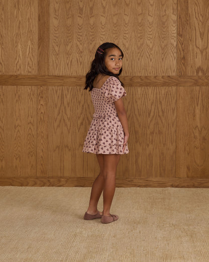 Rylee + Cru Tiered Mini Skirt - Blush Fleur