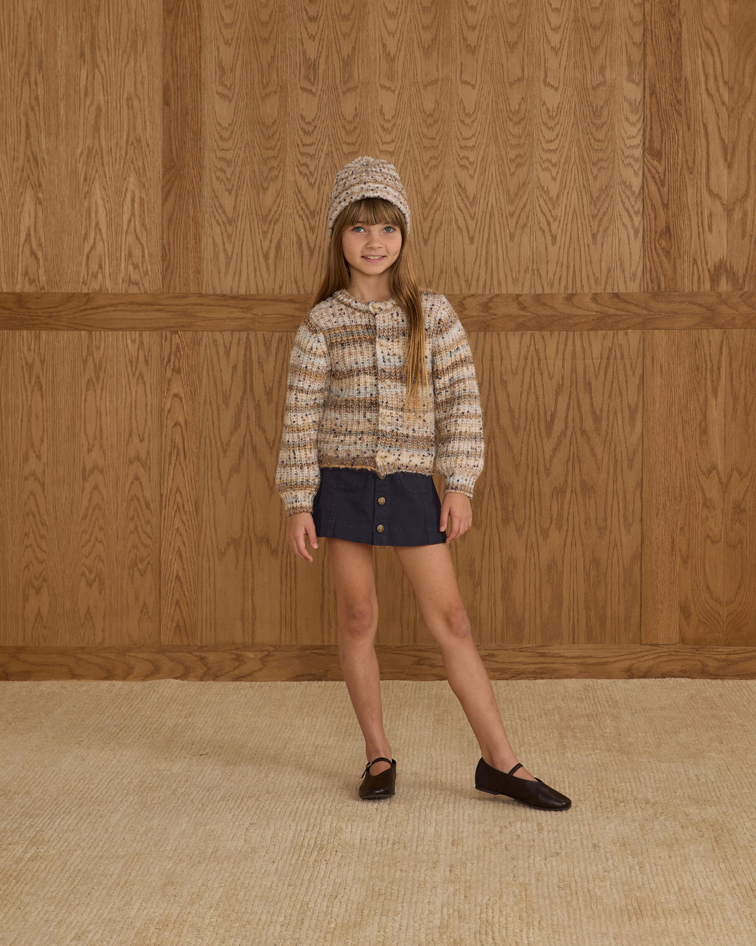 Rylee + Cru Cheyenne Cardigan - Stone Multi-Stripe
