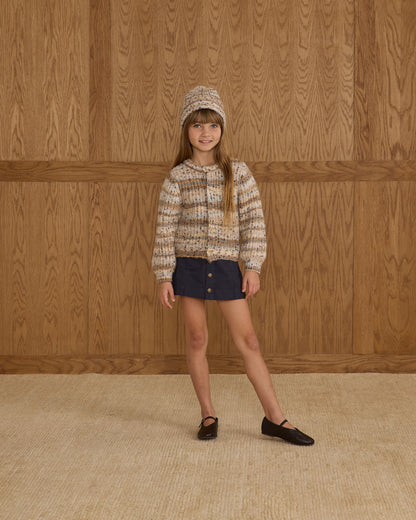 Rylee + Cru Cheyenne Cardigan - Stone Multi-Stripe