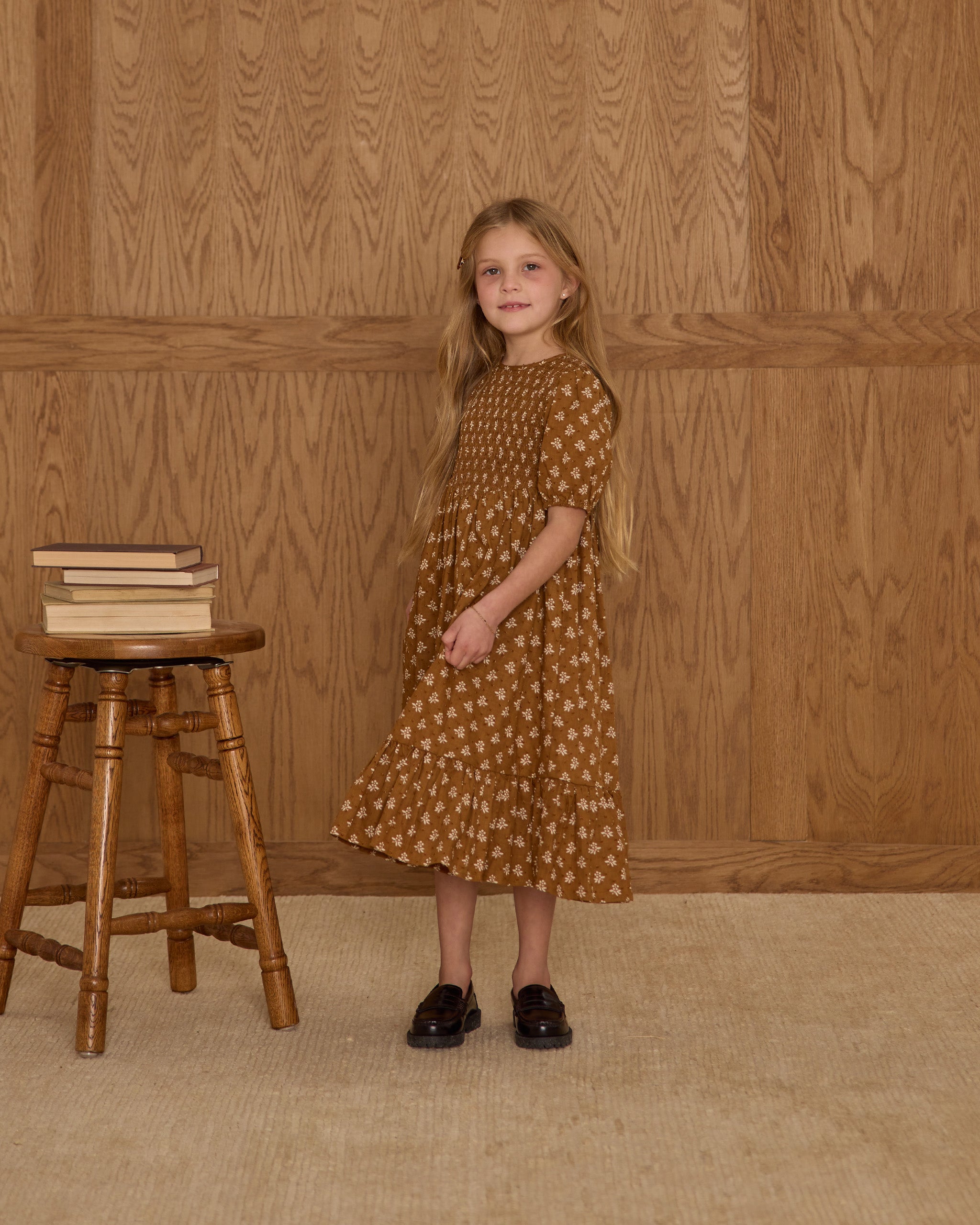 Rylee + Cru Lydia Dress - Golden Fleur