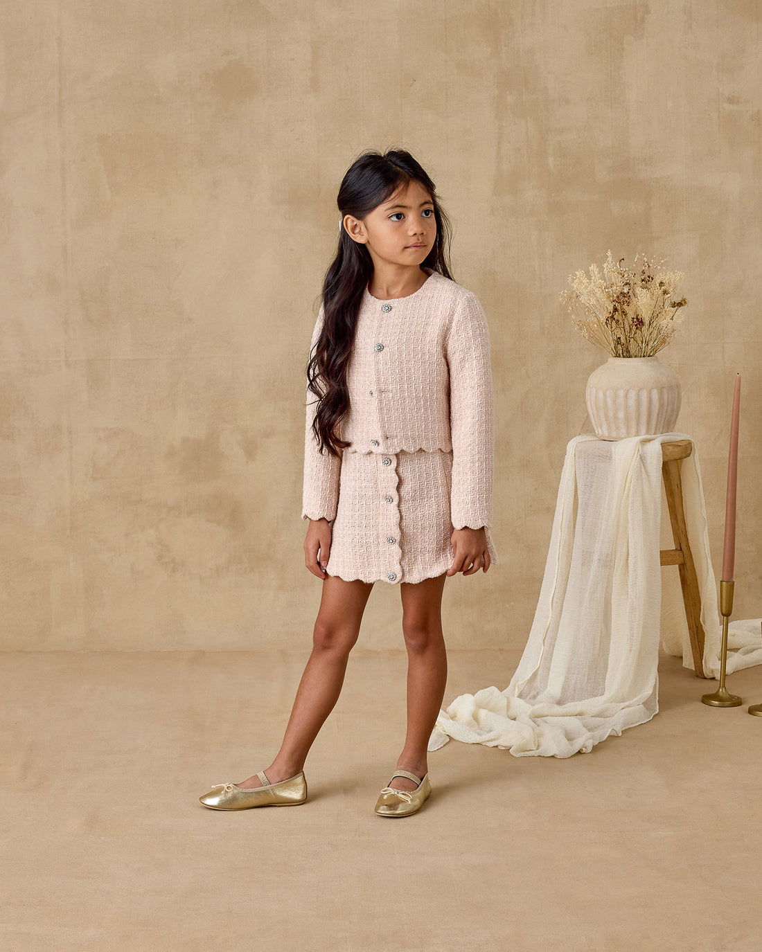 Noralee Tweed Jacket - Rose