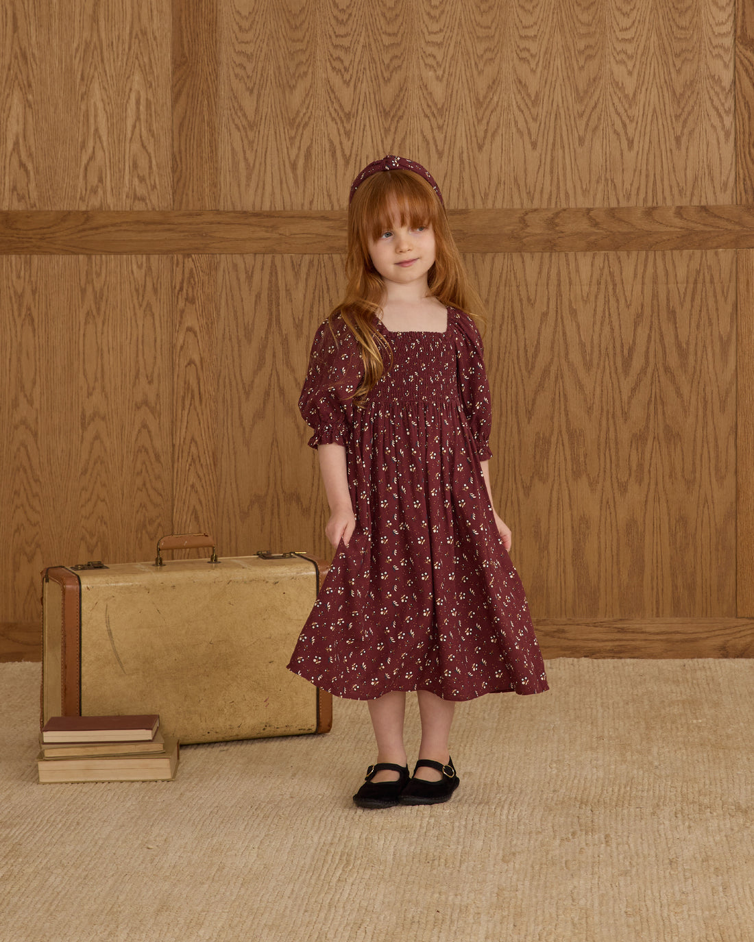 Rylee + Cru Adelaide Dress - Harvest Berry