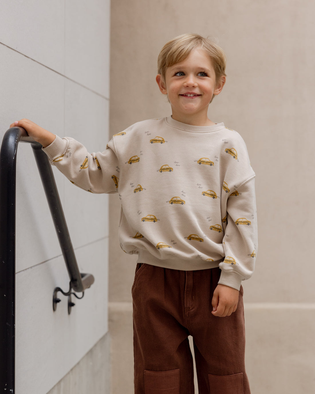 Rylee + Cru Relaxed Sweatshirt - Taxi