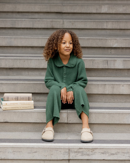 Rylee + Cru Knit Wide Leg Pant - Green