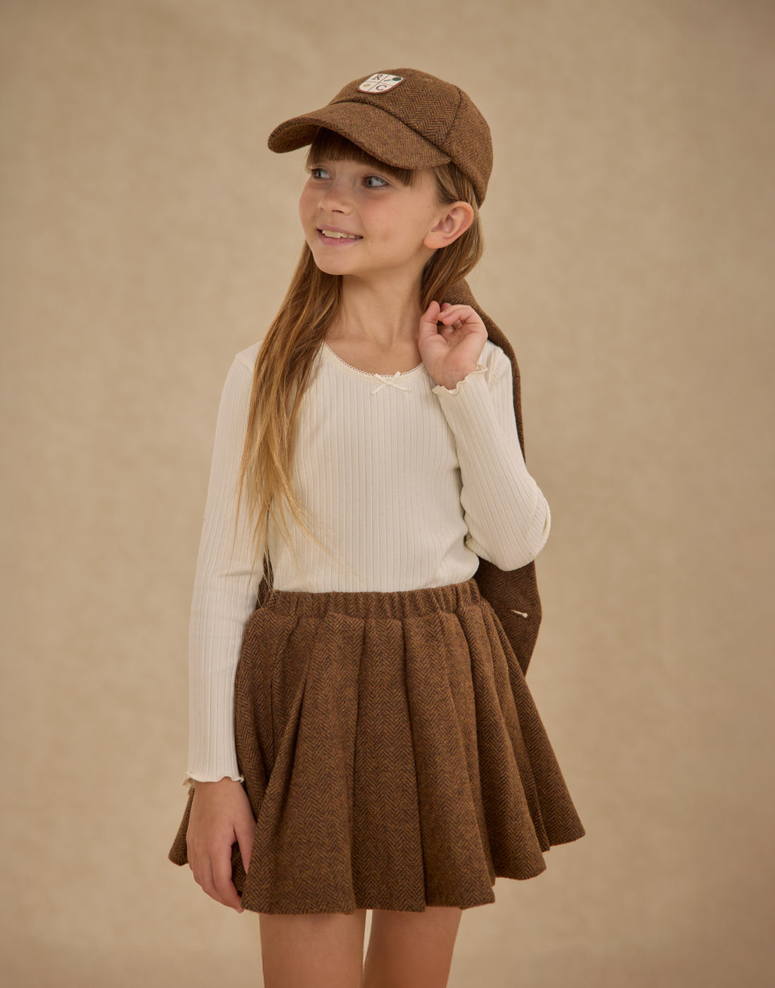 Rylee + Cru Ribbed Long Sleeve - Ivory