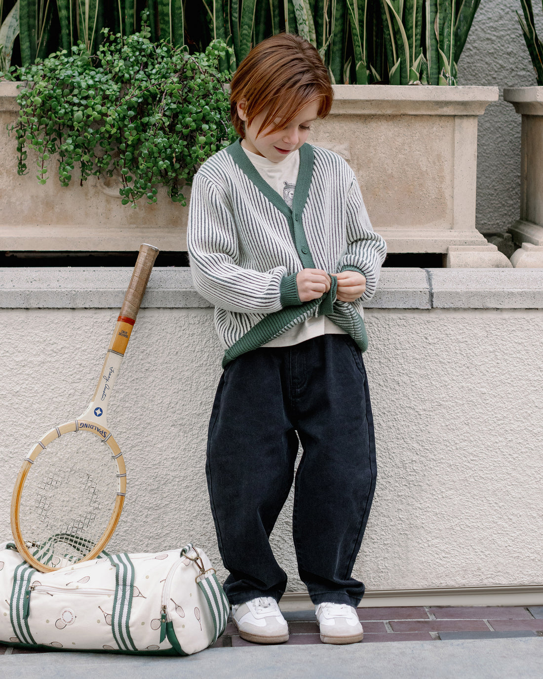 Rylee + Cru Baggy Pant - Washed Black