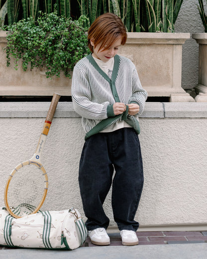 Rylee + Cru Baggy Pant - Washed Black