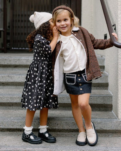 Rylee + Cru Rose Dress - Hearts