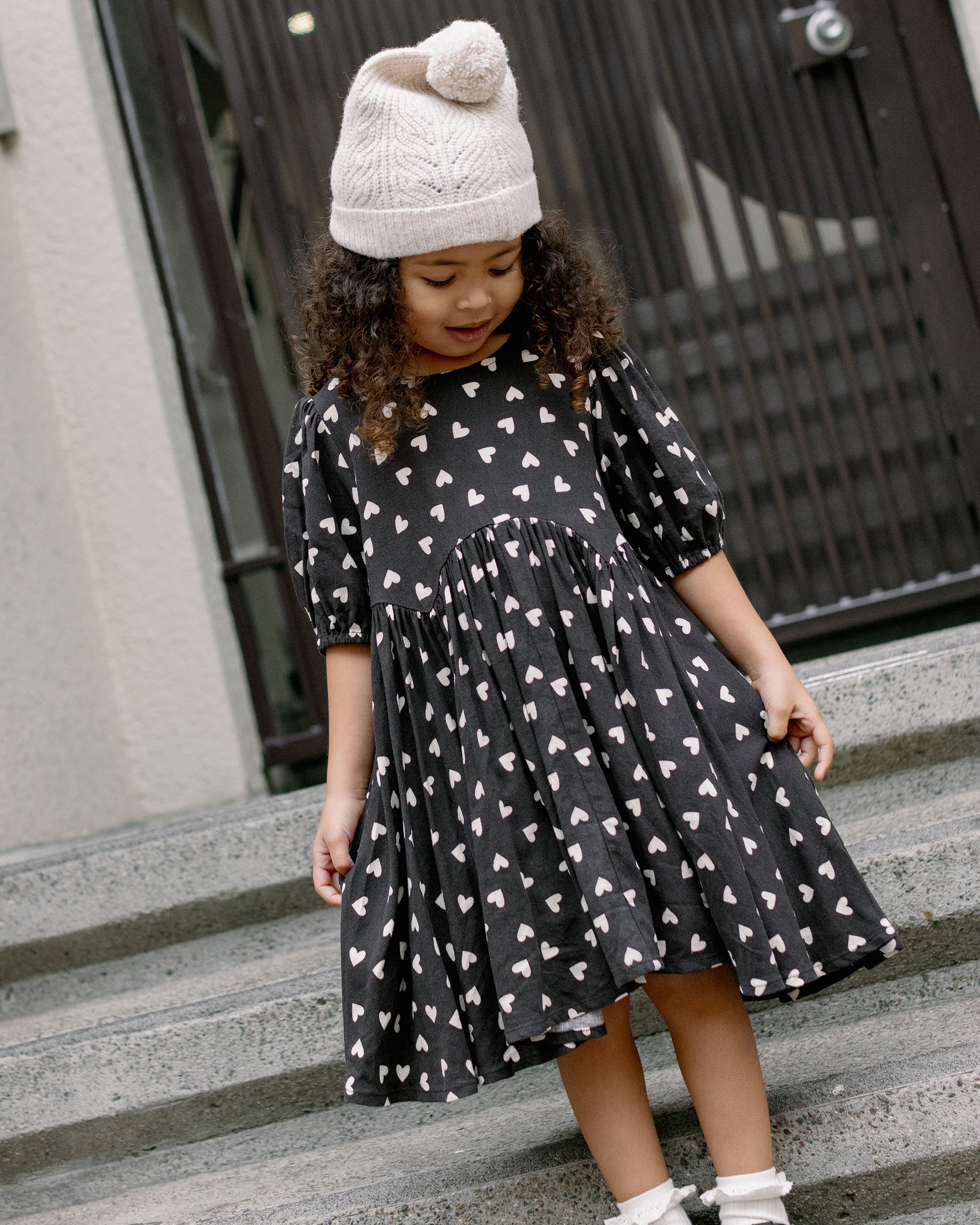 Rylee + Cru Rose Dress - Hearts