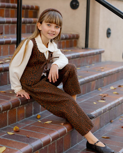 Rylee + Cru Barrel Pant - Leopard