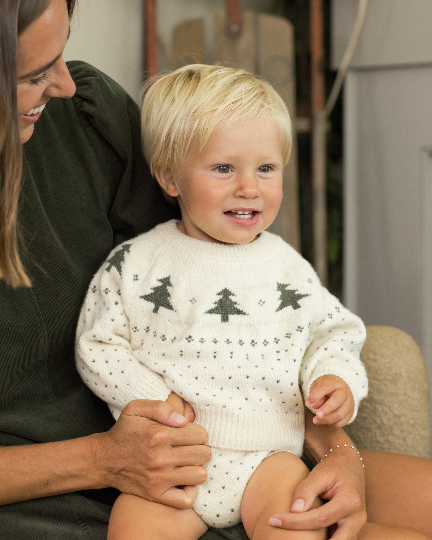 Rylee + Cru Knit Bloomer - Evergreen Speckle